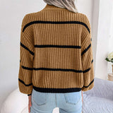 Striped Knit Pullover Sweater image 4