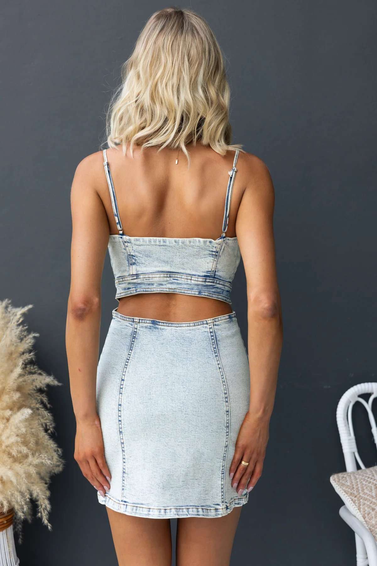 Mini Dress with Front Zipper image 3