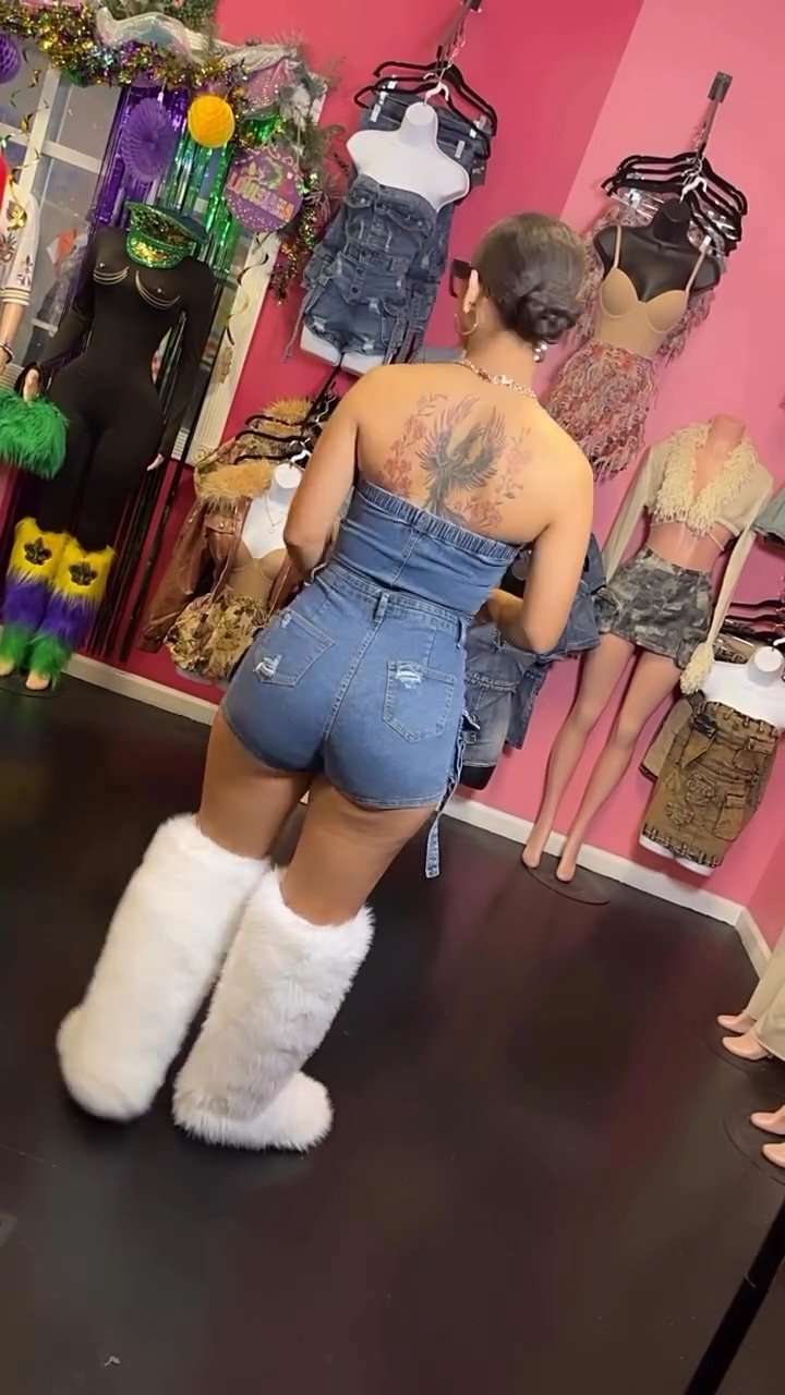 Strapless Distressed Romper image 2