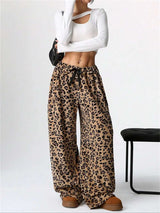 Leopard Print Wide Legs Pants image 3