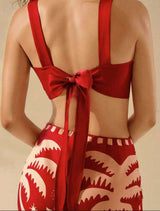 Tropical Print Two-Piece Set image 4