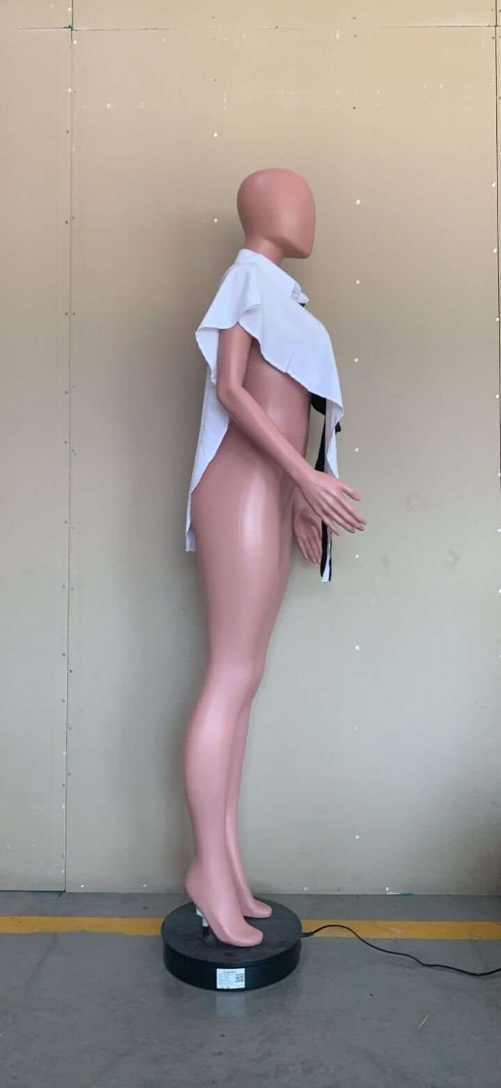 Asymmetrical Two-Tone Button-Up Shirt image 7