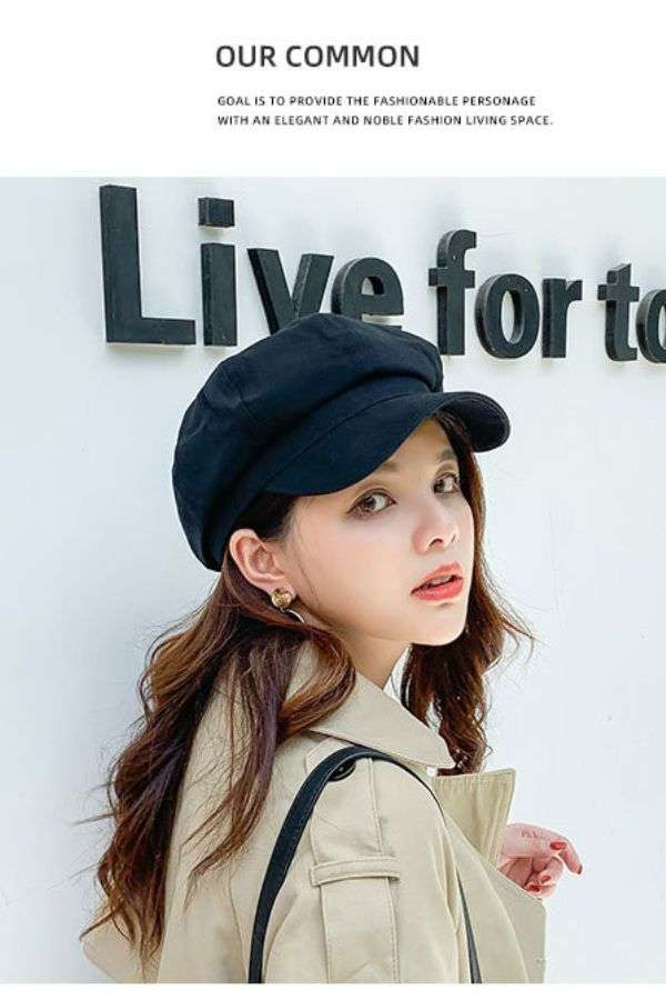 Women Beret Newsboy Retro Hat