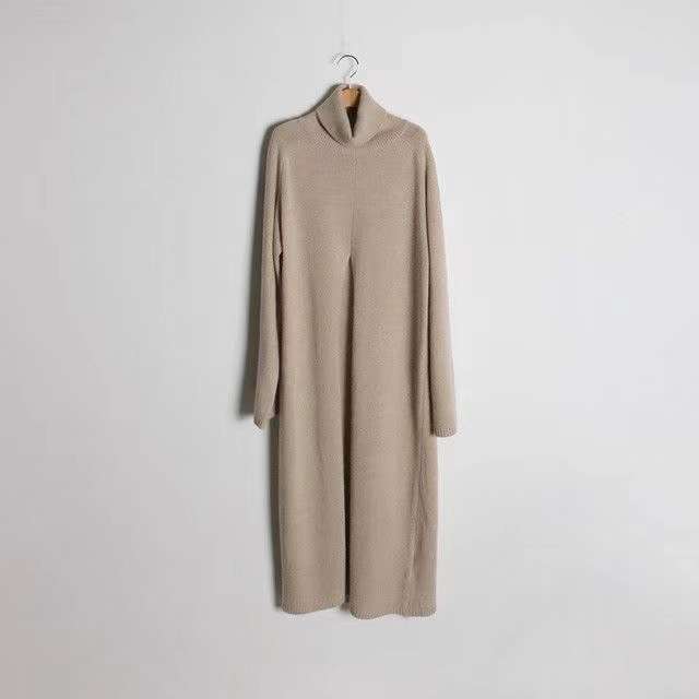 Turtle Neck Long Sleeve Sweater Dress image 4