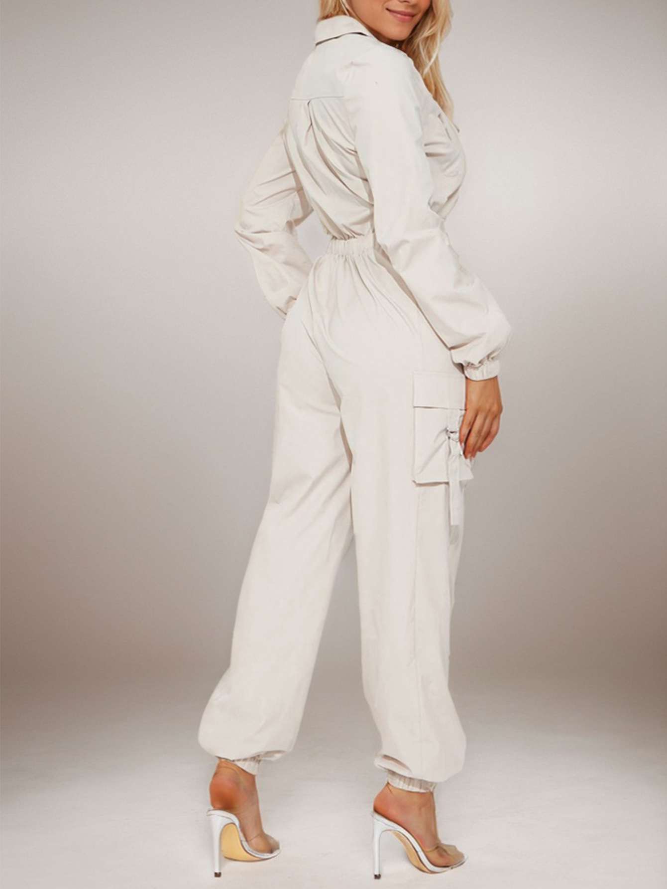 Casual Zip-Up Jumpsuit image 3