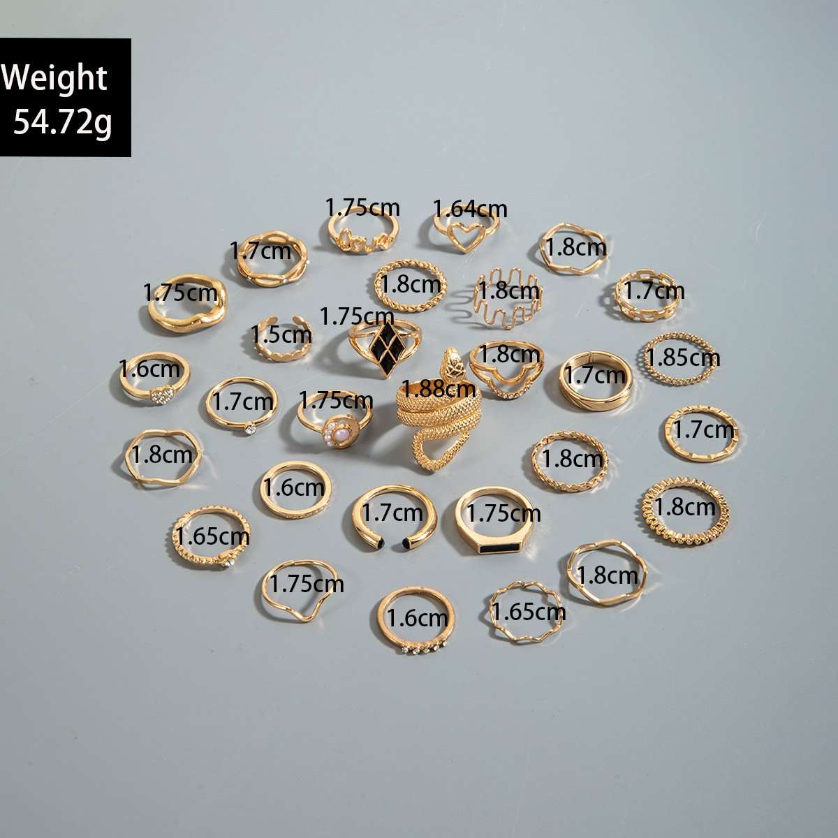 Luxe Statement Ring Set image 4