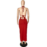 Cut-Out Halter Neck Bodycon Midi Dress image 5