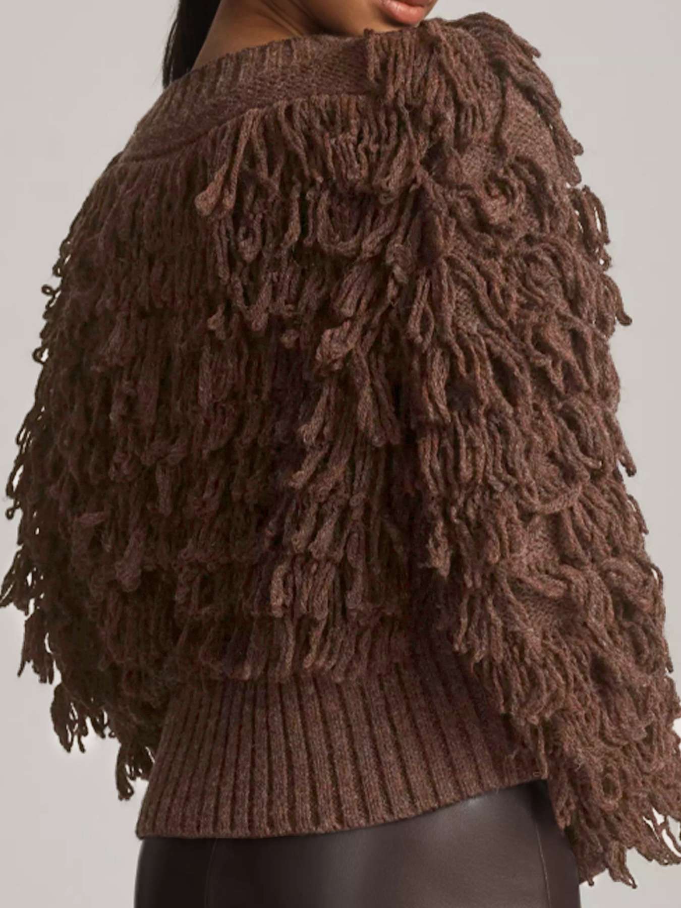 Textured Cardigan Jacket with Button Closure image 5