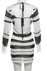 Tropical Temptation Crochet Dress image 3