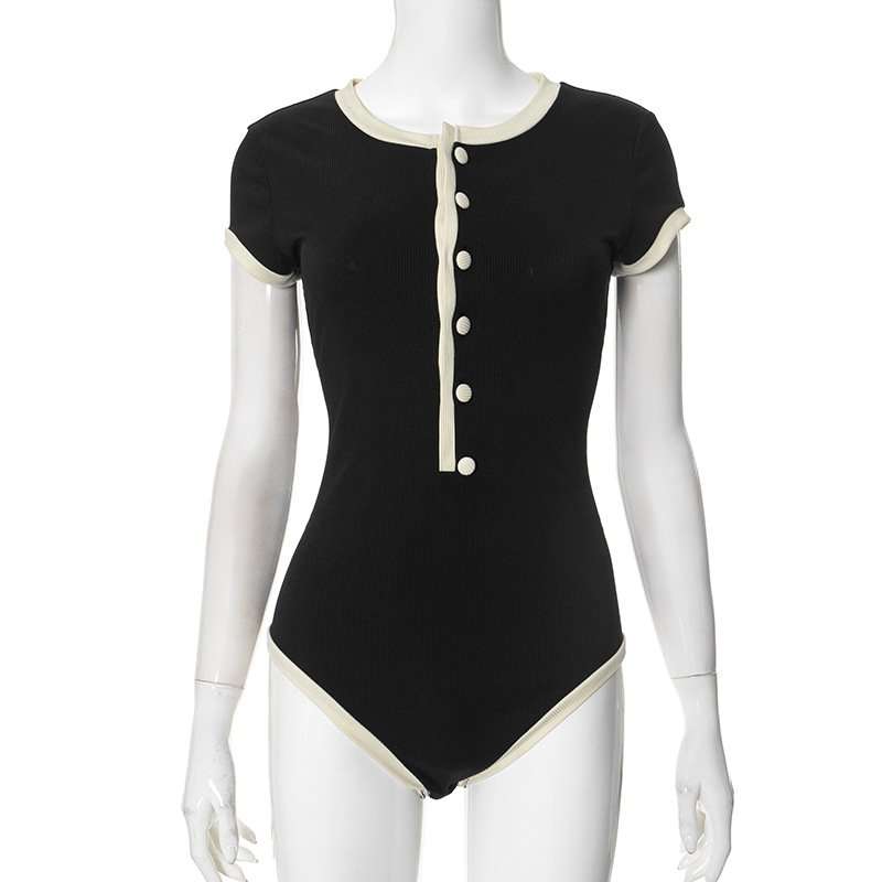 Vintage-Inspired Cap Sleeve Bodysuit image 5