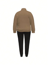 Stylish Color Block Zip-Up Track Suit image 5