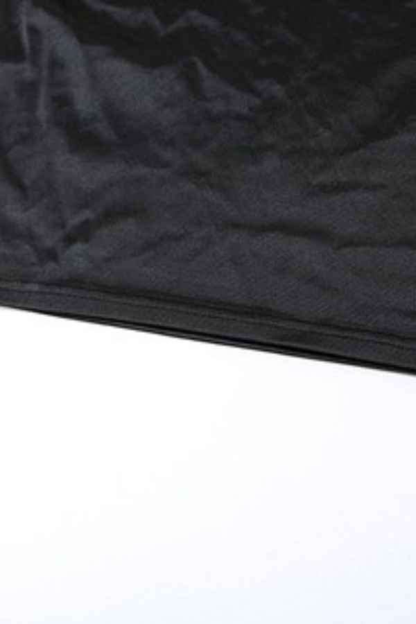 Sexy Off Shoulder Satin Patched Night Out Mini Dress image 5