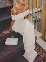 Off-Shoulder Sheer Gown image 3
