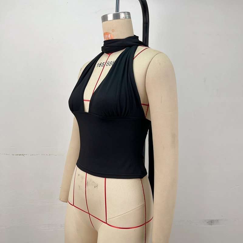 Halter Neck Crop Top image 6