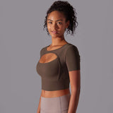 Stylish Cut-Out Sports Top image 4