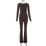 Backless Split Hem Jumpsuit image 5