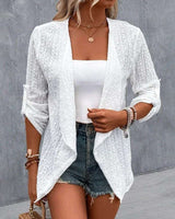 Pile up Sleeve Loose Fit Cardigan image 3