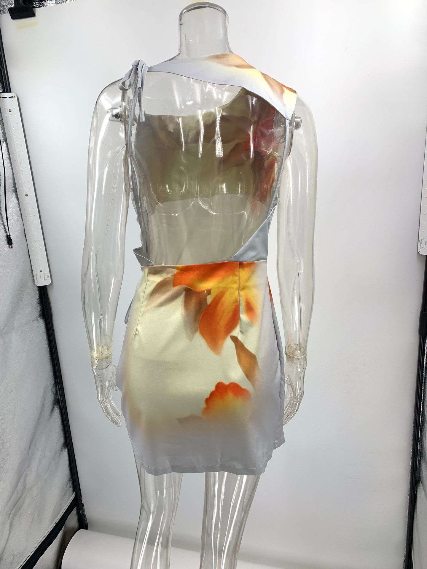 Floaty Floral Print Sleeveless Dress image 2