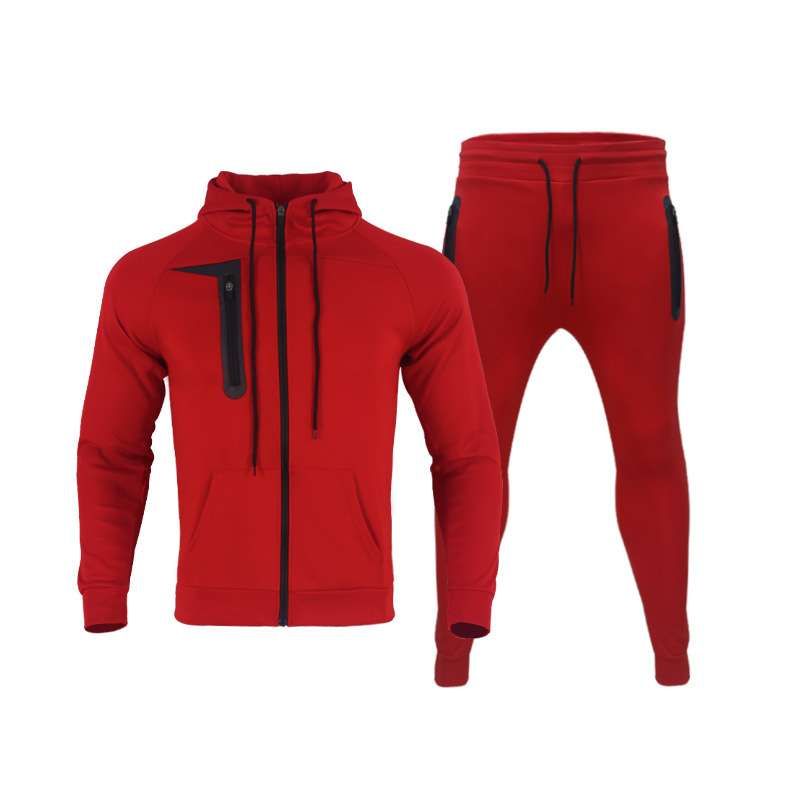Mens Sports Set Gym Wear - L, Red image