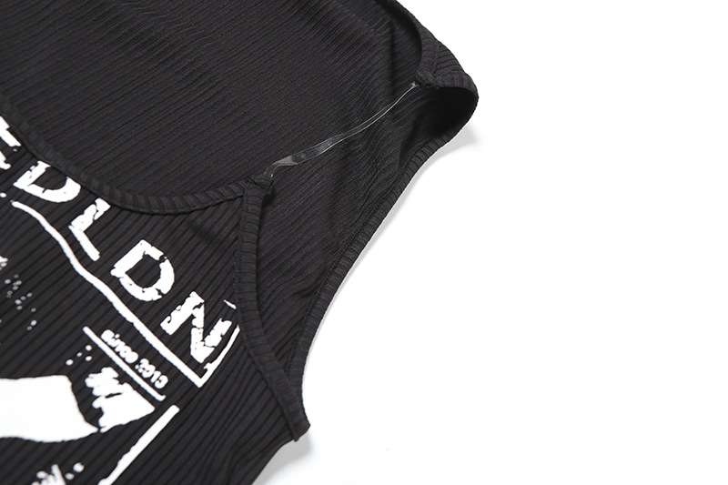 Graphic Text Bodycon Dress image 2