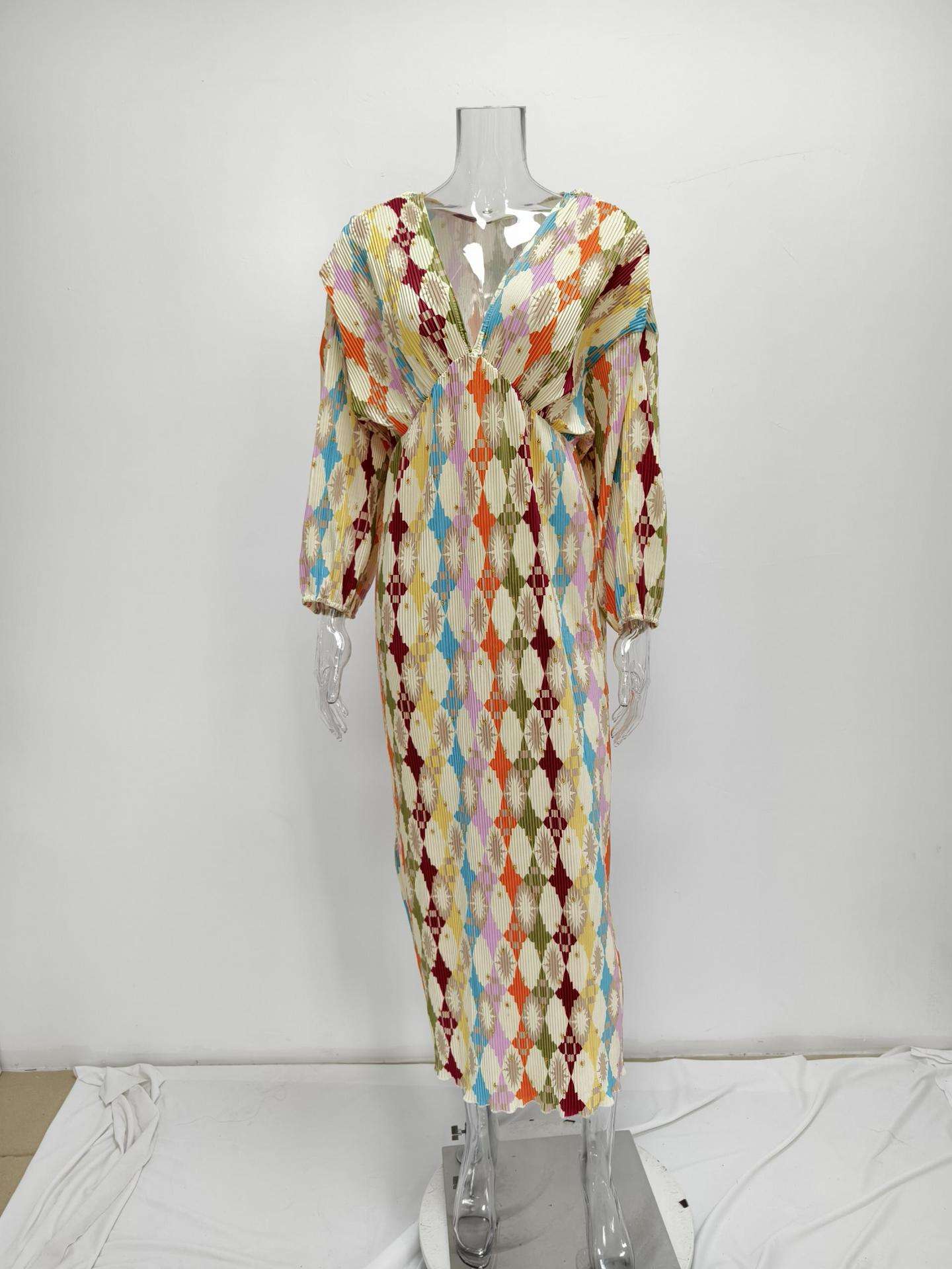 Geometric Patterns Print Midi Dress image 2