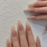 Ombre Almond-Shaped Acrylic Nails image 0