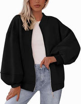 Oversized Bomber Jacket image 3
