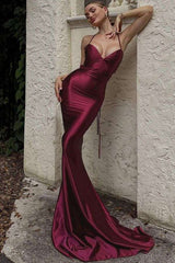Elegant Spaghetti Strap Gown image 1