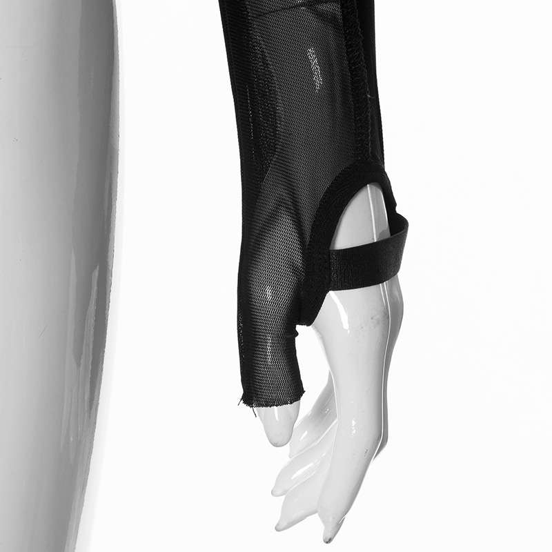 Printed Sheer Fitted Bodysuits image 6