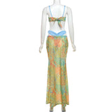 Paisley Print Bikini Top & Maxi Skirt image 7