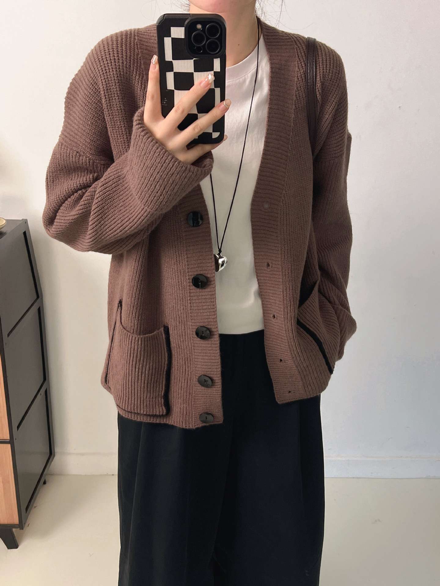 Warm Oversized Knit Cardigan image 4