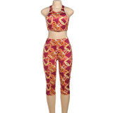 Vibrant Print Activewear Set image 7