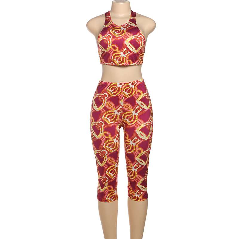 Vibrant Print Activewear Set image 7