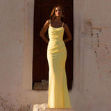 Stylish Yellow Maxi Dress image 1