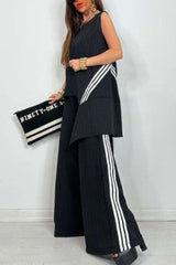 Pleated Two-Piece Set with Accents image 0