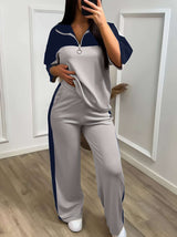Casual Color Block Tracksuit image 0