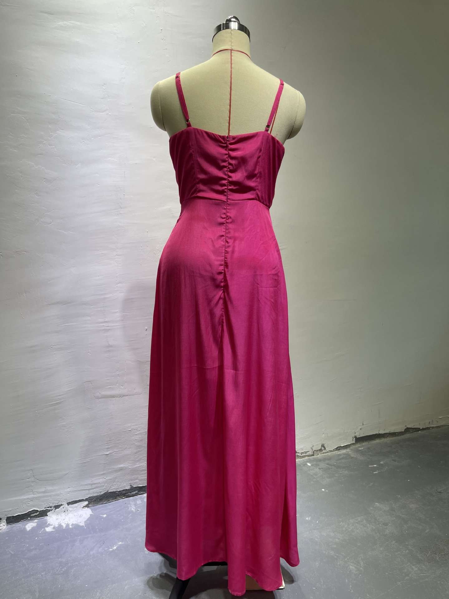 Ruffled High-Slit Gown image 4