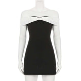 Off-Shoulder Dress with Bow Detail image 2