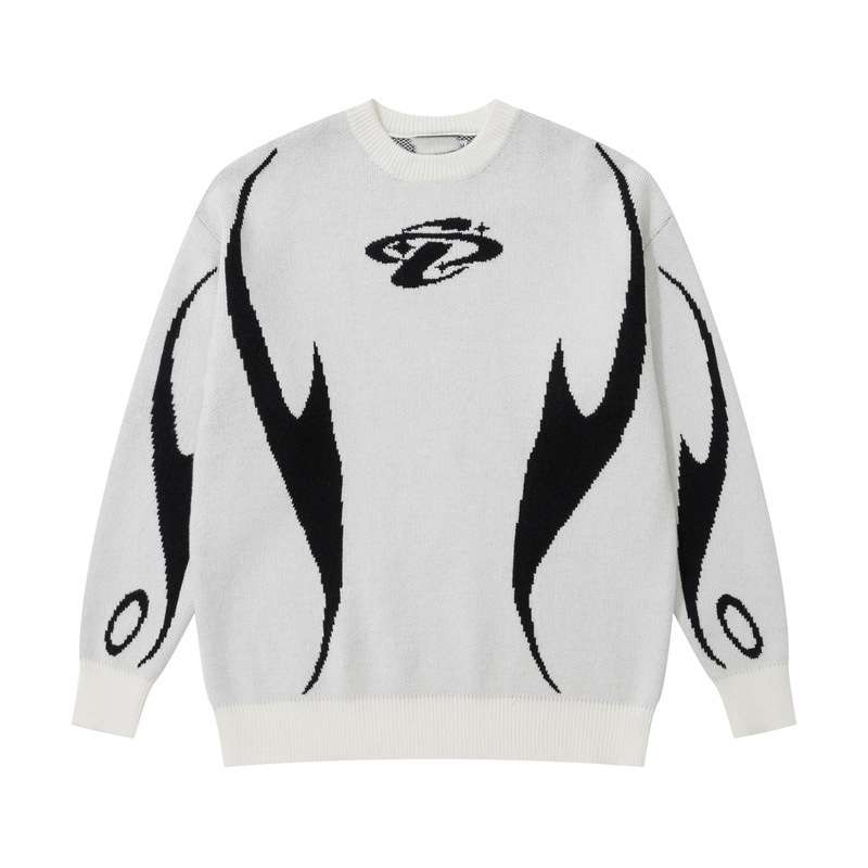 Long Sleeve Sweater, Casual Loose Round Neck Pullover image 6