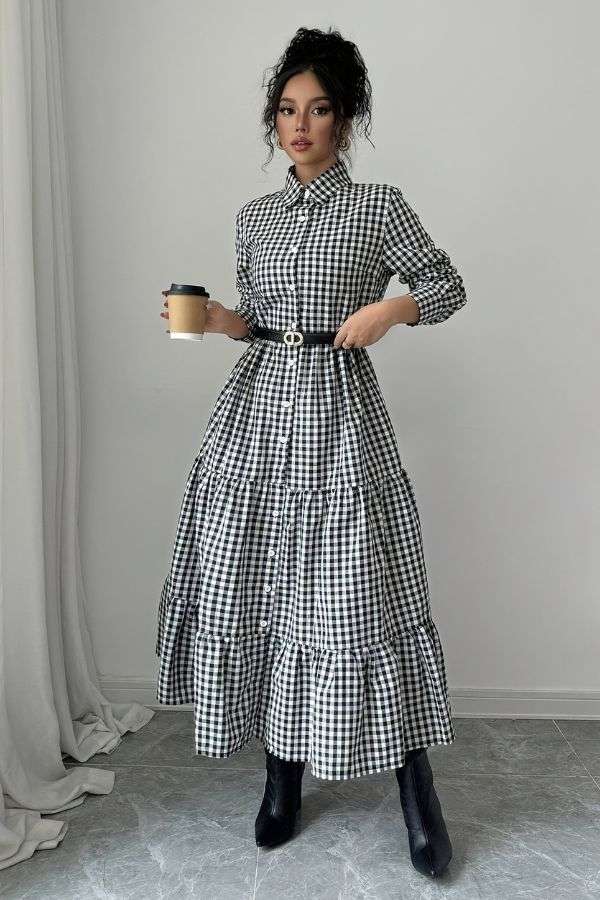 Casual Front Button Maxi  Dress image 2