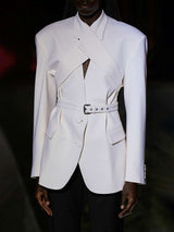 Cross Collar Long Sleeved Blazer image 4