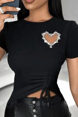 HeartGlimmer Cutout Tee image 1