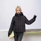 Cloud Quilted Puffer Jacket - L, Black image