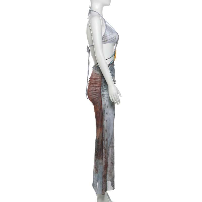 Ocean's Muse Cutout Maxi Dres image 2