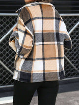 Plaid Faux Fur-Lined Oversized Jacket image 2