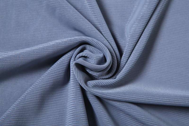 Elegant Blue Draped Evening Gown image 2