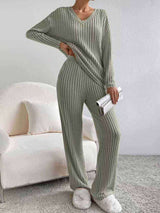 Cozy Ribbed Lounge Set image 5
