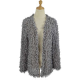 Button Front Fuzzy Cardigan image 3