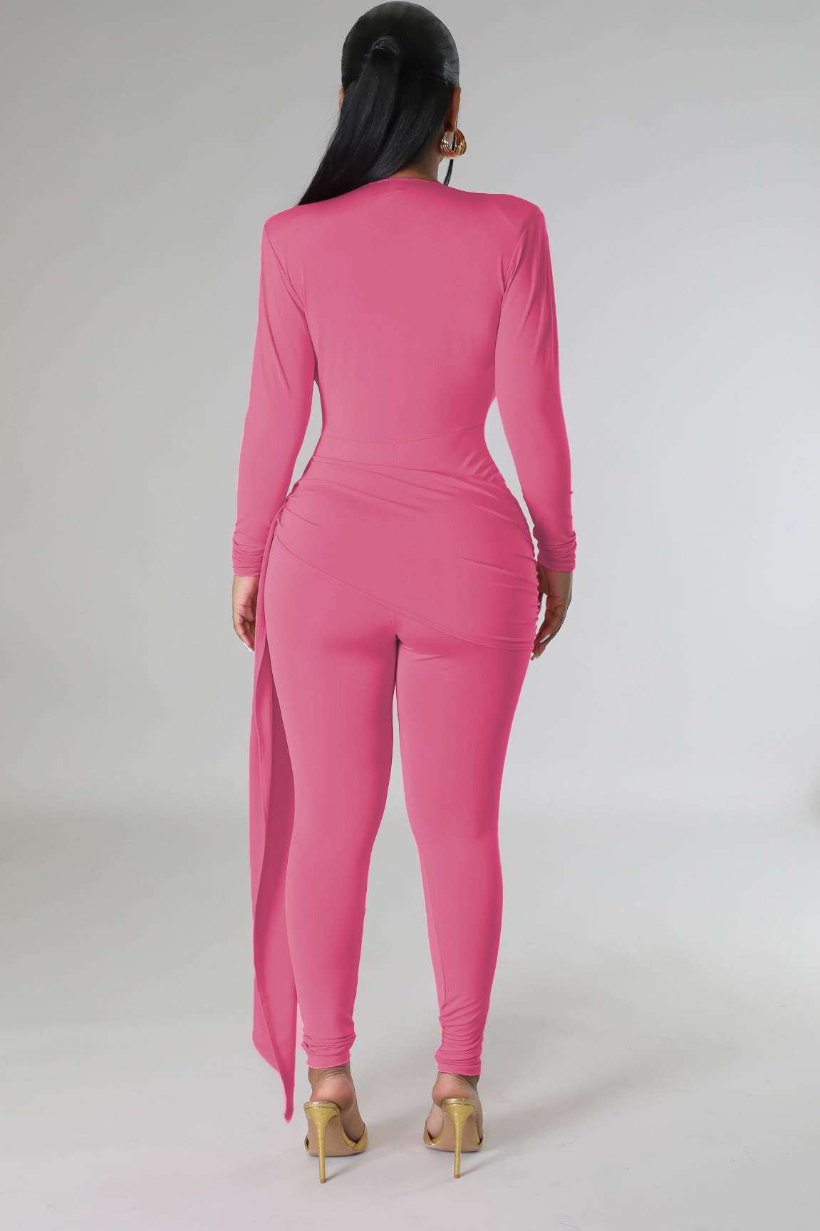 Deep V neck Jumpsuit image 8