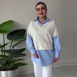 Basic Shirt Sweater Pullover image 4